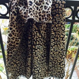 Leopard scarf! One size and HUGE!